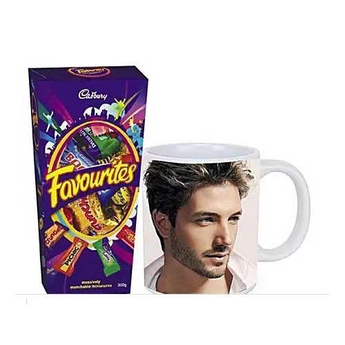 Cadbury Favorites with Personalised Mug 